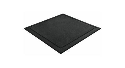 A universal stacking mat can be used to stack most vented dryers on top of a washing machine