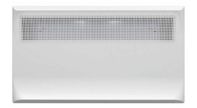 A Rinnai brand wall-mountable panel heater suitable for bathroom use