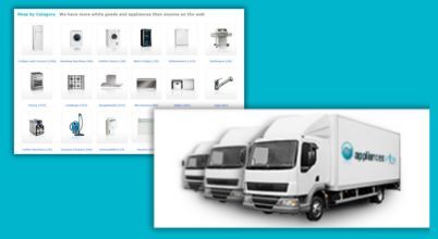 Details from the Appliances Online website homepage from 2012