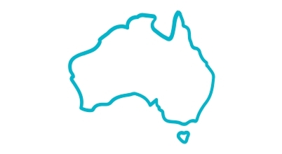 Graphic of Australia