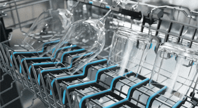 Haier's 600 Series dishwashers feature DualPower Spray Arm for greater water coverage, sold in Australia by Appliances Online