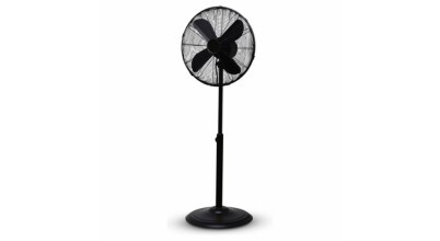 The Goldair GCPF240 40cm Matte Black Pedestal Fan sold in Australia by Appliances Online