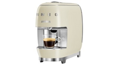 The Smeg Lavazza A Modo Mio Capsule Coffee Machine Cream 18000465 sold in Australia by Appliances Online