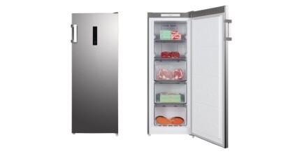 The CHiQ 166L Upright Hybrid Freezer Stainless Steel CSH165NSS sold in Australia by Appliances Online
