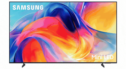 Gif showing a range of Samsung TVs