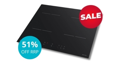 The Haier 60cm Low Current Induction Cooktop HCI604TPB3 sold in Australia by Appliances Online with free delivery