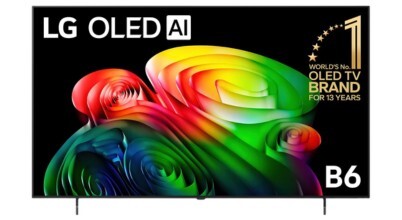 The LG 65 Inch OLED AI B6 4K Smart TV OLED65B6PSA [2026] sold in Australia by Appliances Online, with Free Delivery and Free Connection