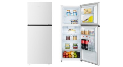 The Hisense 205L Top Mount Refrigerator White HRTF206 sold in Australia by Appliances Online.
