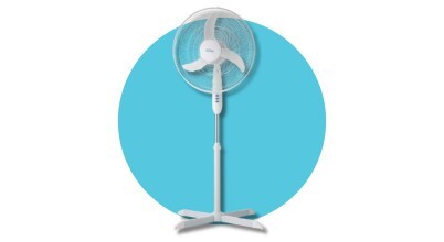 The Omega Altise AP46WA 46cm Pedestal Fan sold in Australia by Appliances Online