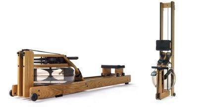 WaterRower rowing machines are made with aesthetically pleasing wood and water elements.