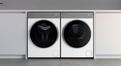 Fisher & Paykel washing machines and heat pump dryers are designed to match