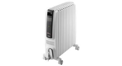 A digital Delonghi 2.4 kilowatt Dragon4 Electric Oil Column Heater TRD42400ET.