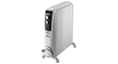 A Delonghi Dragon4 2.4 kilowatt Electric Oil Column Heater.
