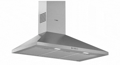 The Bosch 90cm Series 2 Stainless Steel Canopy Rangehood sold in Australia by Appliances Online