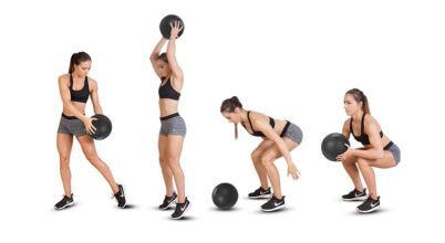 Slam balls can be used for explosive strength development exercises.