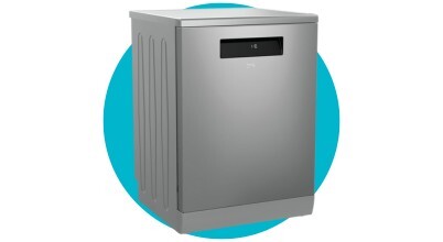 The Beko 60cm Freestanding Stainless Steel Dishwasher with Autodosing BDF1640AX sold in Australia by Appliances Online