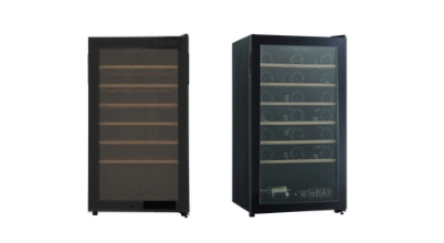 Cantina 34 bottle single zone freestanding wine cabinet with glass door sold in Australia by Appliances Online with free delivery