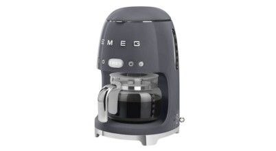 The Smeg 50s Retro Style Drip Filter Coffee Machine Slate Grey DCF02GRAU sold in Australia by Appliances Online