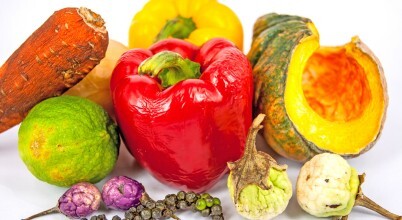 Overripe decaying vegetables