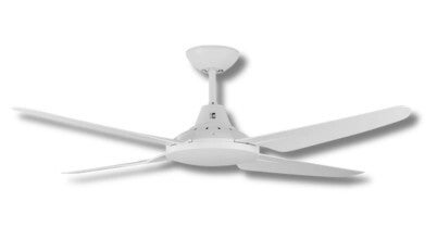 Mercator Claire white 1350mm ceiling fan with wall control sold in Australia by Appliances Online with free delivery