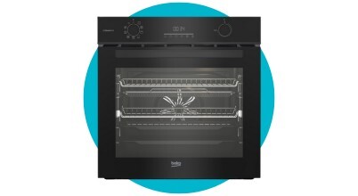 The Beko 60cm Built-In Oven with Airfry-SteamAdd & Pyrolytic Cleaning BBO6851PDX1 sold in Australia by Appliances Online