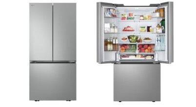 The LG 589L French Door Fridge GF-B589PLE sold in Australia by Appliances Online, with free delivery options.