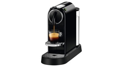 The DeLonghi Nespresso Citiz Capsule Coffee Machine Black EN167B sold in Australia by Appliances Online