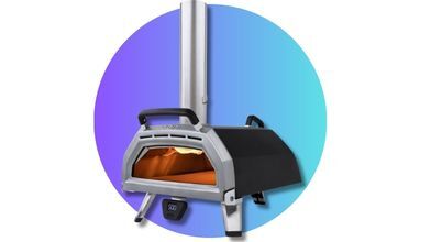 The Ooni Karu multi-fuel pizza oven sold in Australia by Appliances Online