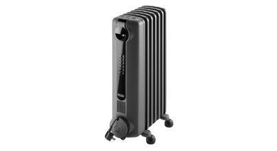A Delonghi Radia S Digital 1500 watt Oil Column Heater with Timer TRRS0715EG.