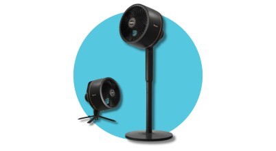 The Shark FlexBreeze Pedestal Black Fan FA200 sold in Australia by Appliances Online