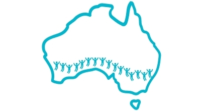 Map of Australia representing Appliances Online's 3 million customers lined up from Perth to Sydney