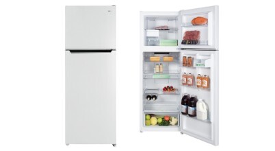 The CHiQ 348L Top Mount Fridge White CTM348NW5E sold in Australia by Appliances Online.