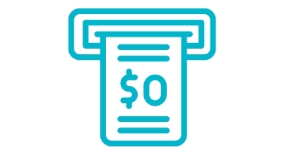 Graphic showing zero dollars for free delivery with Appliances Online