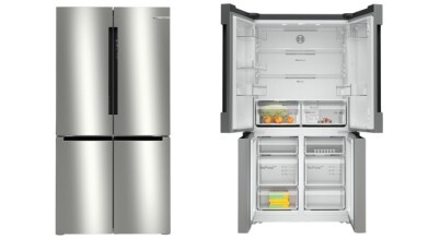 The Bosch 605L French Door Fridge KFN96VPEAA sold in Australia by Appliances Online, with free delivery options.