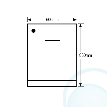 lg dishwasher size