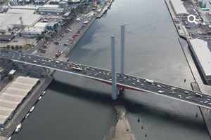 Photo taken from the Legend Blimp