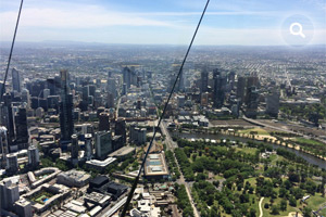 Photo taken from the Legend Blimp