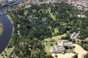 Photo taken from the Legend Blimp