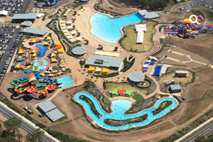 Photo taken from the Legend Blimp