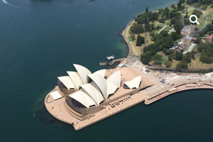 Photo taken from the Legend Blimp