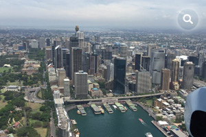 Photo taken from the Legend Blimp