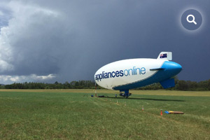 Photo taken from the Legend Blimp