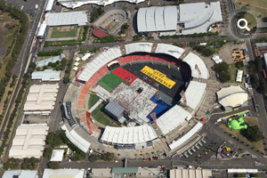 Photo taken from the Legend Blimp