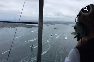 Photo taken from the Legend Blimp