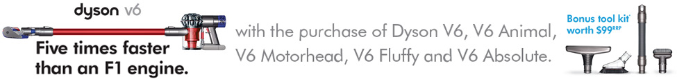 Dyson - fathers day promotion on selected vaccume cleaners