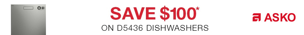 Asko Dishwasher Promotion