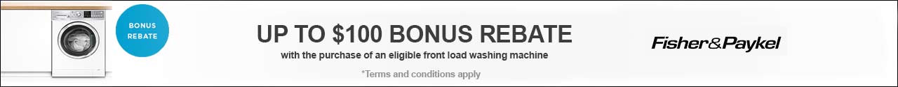Fisher and Paykel - Bonus rebate