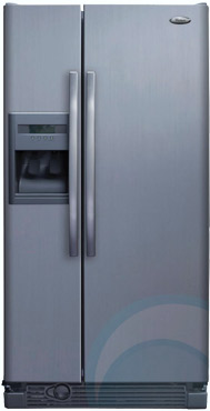 whirlpool fridge stainless