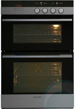 fisher & paykel double wall oven ob60b77dex3