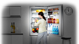 Fisher and Paykel RF610ADUSX4 614L 3 Door Fridge | Appliances Online